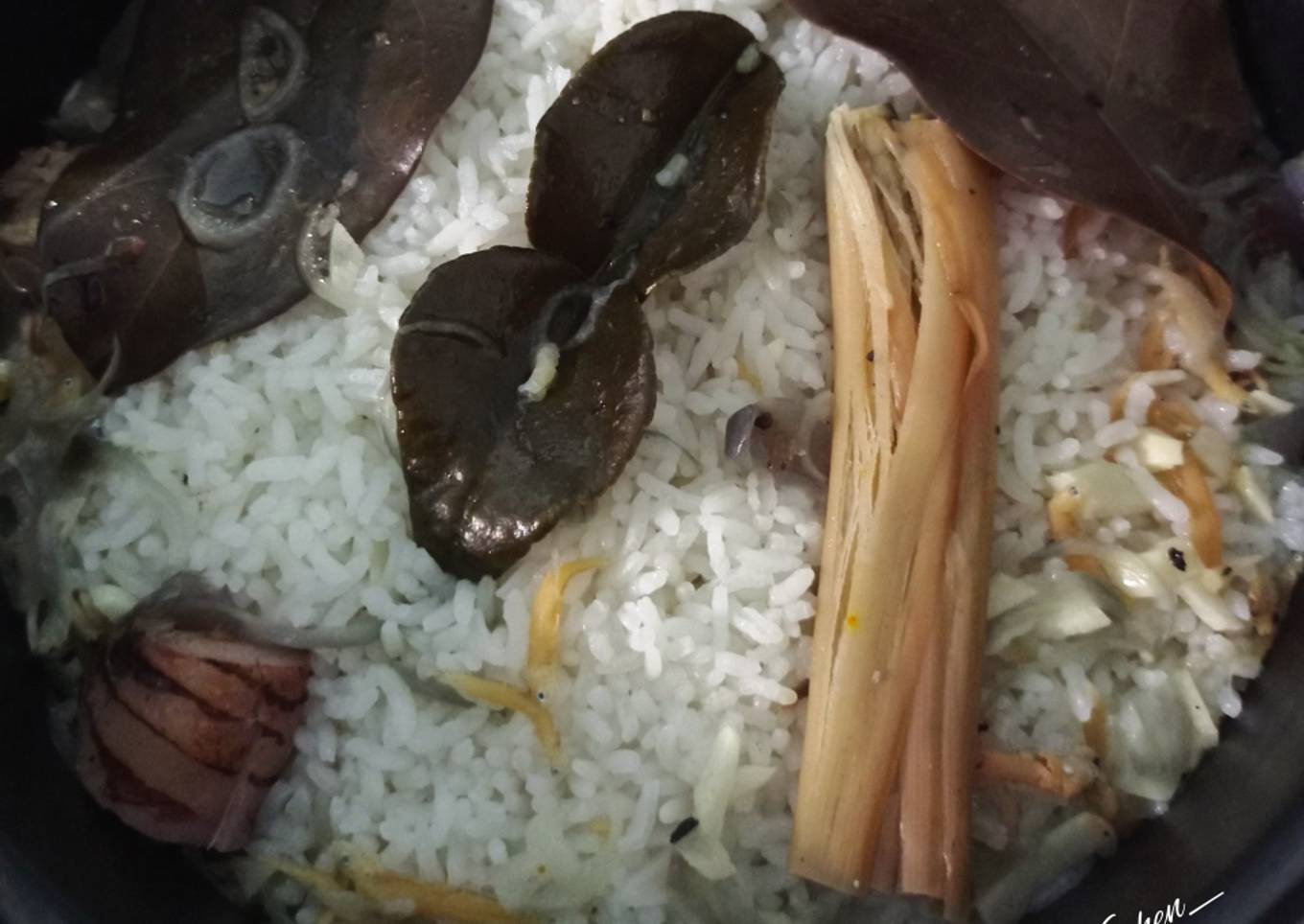 Nasi liwet (magic com)