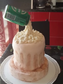 Una foto de Tarta 3D jarra de cerveza, para el día del padre