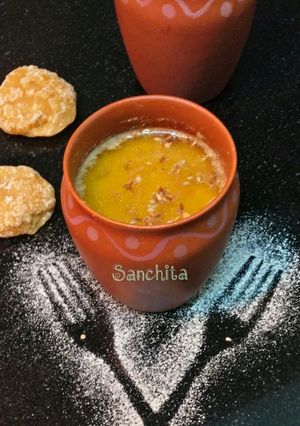 A picture of Bajra ki Raab (sweet).