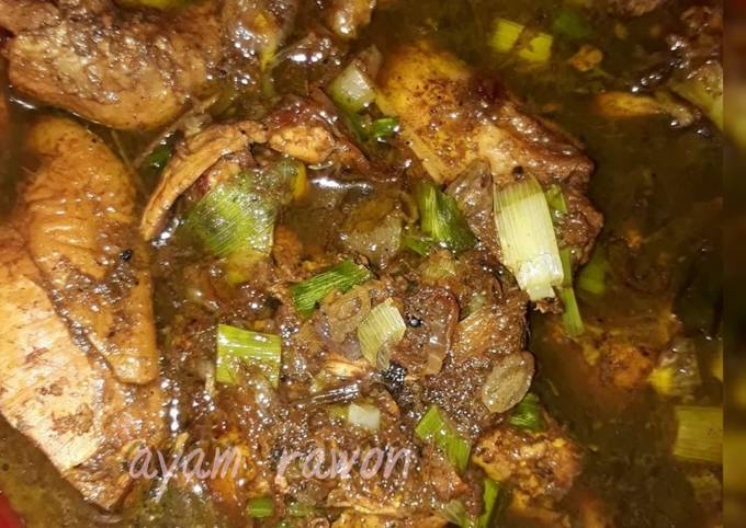 Resep Ayam Rawon bumbu instan indofood yang Menggugah Selera