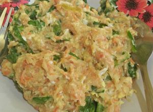 Foto resep Resep sayur sawi kentang dn wortel telur capcai bubur rica2,diet