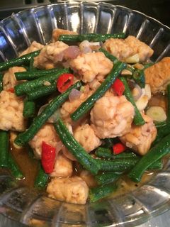 Foto resep Oseng tempe kacang panjang