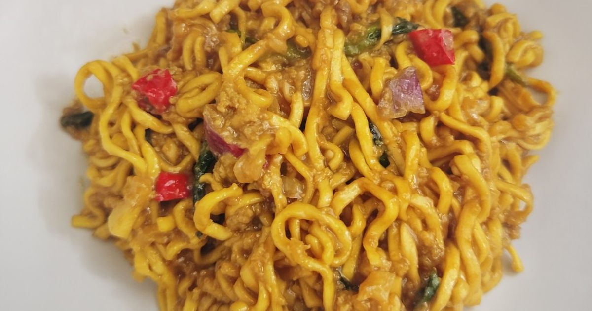 Mie Goreng Jawa Nyemek Telur