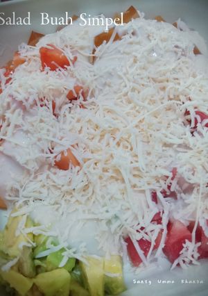 Foto resep Salad Buah Simple