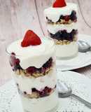 Greek fruit parfait