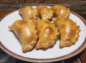 Una foto de Empanadas semi integrales rellenas de proteína de soja