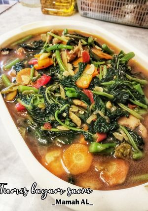 Foto resep Tumis bayam saori
