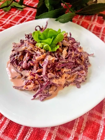 Cómo Hacer Coleslaw de Repollo Morado  que Muy delicioso