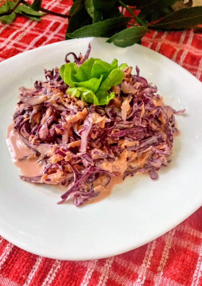 Una foto de Coleslaw de Repollo Morado