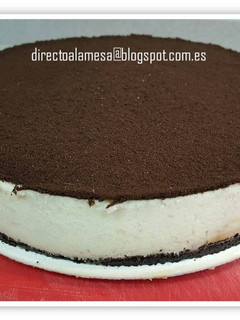 Una foto de Tarta de galletas Oreo