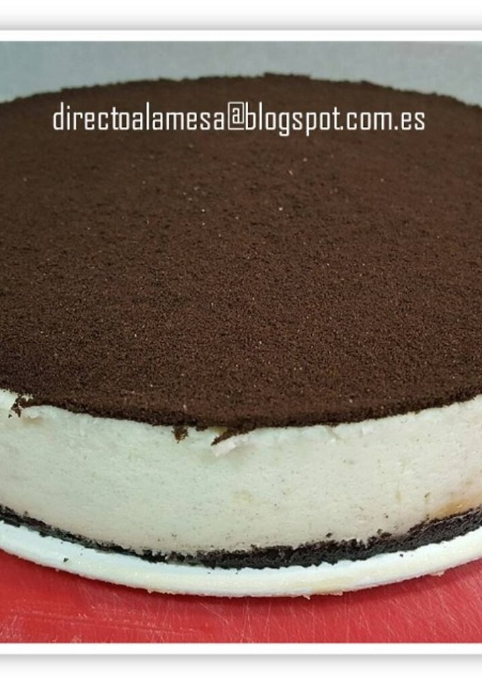 Una foto de Tarta de galletas Oreo