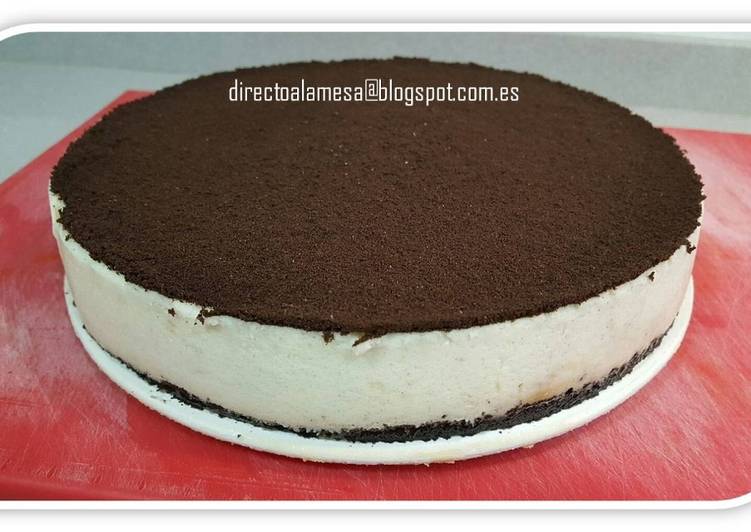 Tarta de galletas Oreo