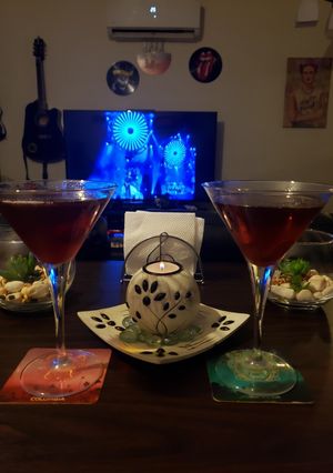 Una foto de Manhattan frutilla 🍸🍓