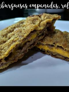 Una foto de Hamburguesas empanadas, rellenas