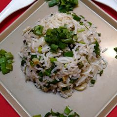 Spring onion fried rice A picture of Spring onion fried rice.