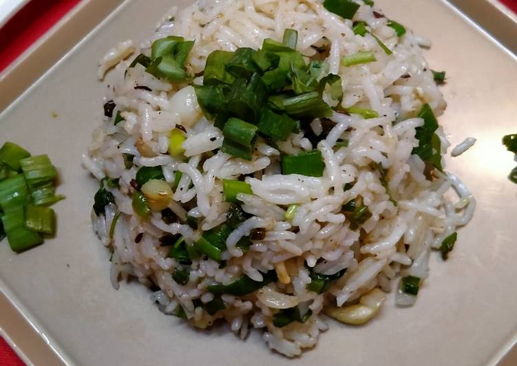 How to Make Ultimate Spring onion fried rice