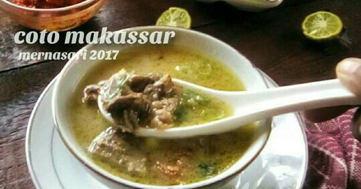 Resep Coto Makassar Kitaberbagi Oleh Dapur Mba Mer A Ka Merna Kitchen