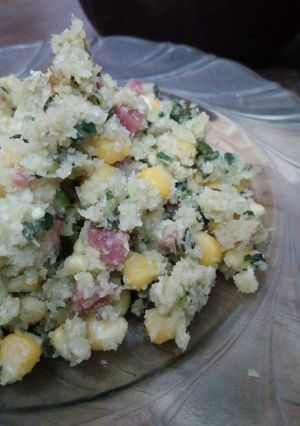 Foto resep Nasi kembang kol campur