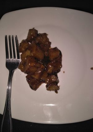 A picture of Caramelized sweet potato.