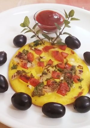 मूँग दाल पैन केक (Moong Dal Pan cake recipe in Hindi) रेसिपी मुख्य फोटो