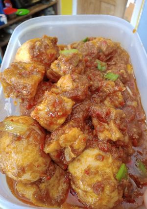 Foto resep Sambel tahu telor