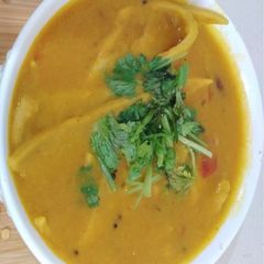 A picture of Dal Dhokli.