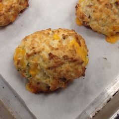 A picture of Bacon Cheddar Scones.