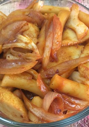 韓式辣年糕 的食譜成品照片