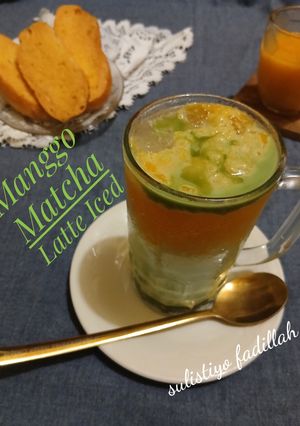 Foto resep Mango Matcha Latte Iced