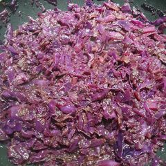 A picture of Rotkohl (sweet & sour).