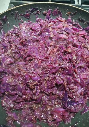 A picture of Rotkohl (sweet & sour).