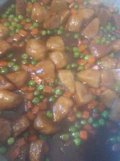 A picture of Mongolian Beef Meatballs.