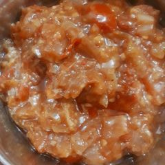 A picture of Baigan Bharta.