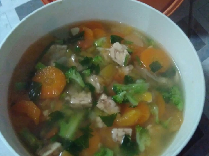 Langkah Mudah untuk Membuat Resep Sop warna warni yang Lezat Anti Ribet, Mantap