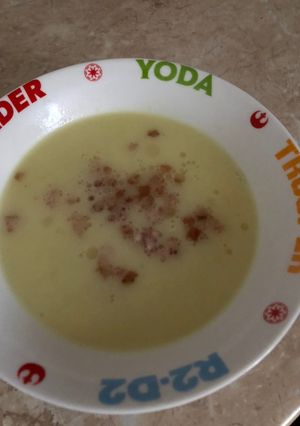 Sárgaborsó krémleves recept fotója