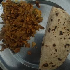 A picture of Besan chilla veg.