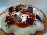 Fainá de pizza en microondas