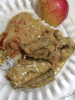 A picture of Creamy chicken curry.