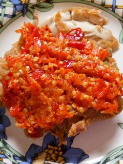 Foto resep Ayam geprek sambal setan simple