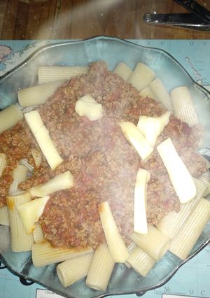 Una foto de Fideos a la boloñesa casera (para aguantar el frío 💪)