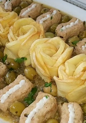 صورة لوصفة دجاج في قوالب السلكون من ام اسيل