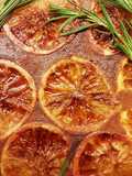 Bizcocho de Chocolate y naranja en sartén