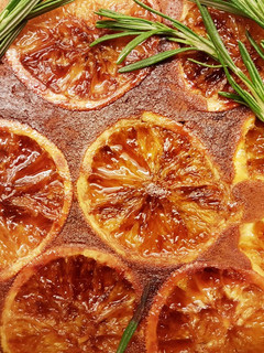 Una foto de Bizcocho de Chocolate y naranja en sartén