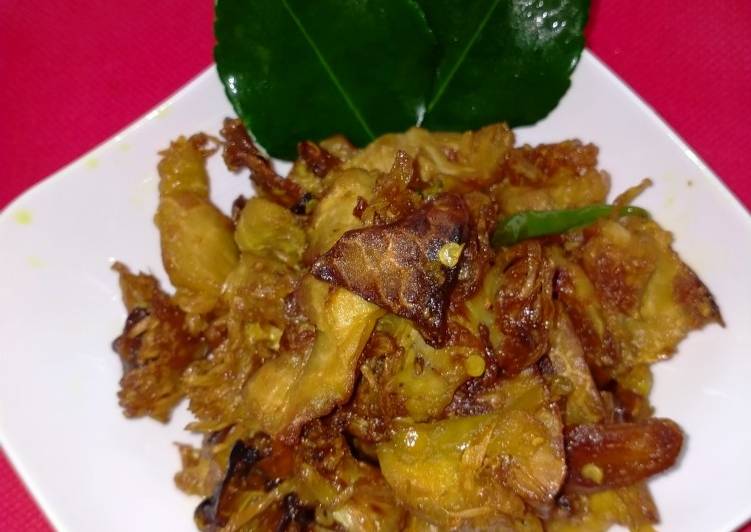Resep Oseng kulit cempedak(oseng Mandai pedas) Anti Gagal
