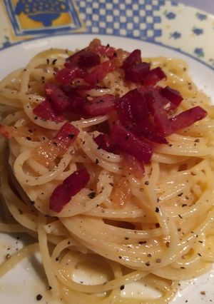 Una foto de Auténtica Carbonara Italiana