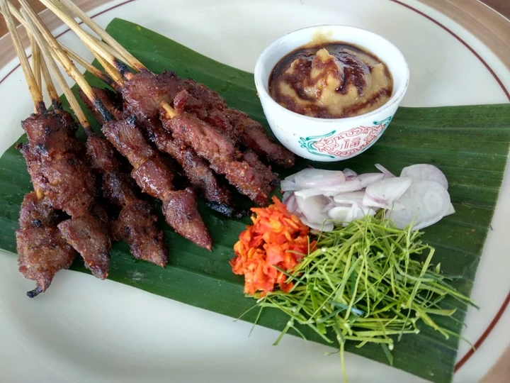 Cara Gampang Membuat Resep SATE KAMBING MADURA asli yang Bikin Ngiler Anti Ribet, Uenak Banget