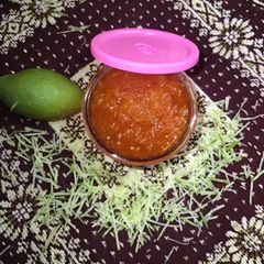 A picture of Sweet raw mango chunda.