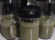 A picture of green tea smoothie