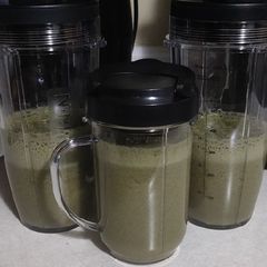 A picture of Corey's Green Fruit Smoothie.