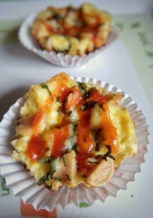 Foto resep Savory Bread Pudding